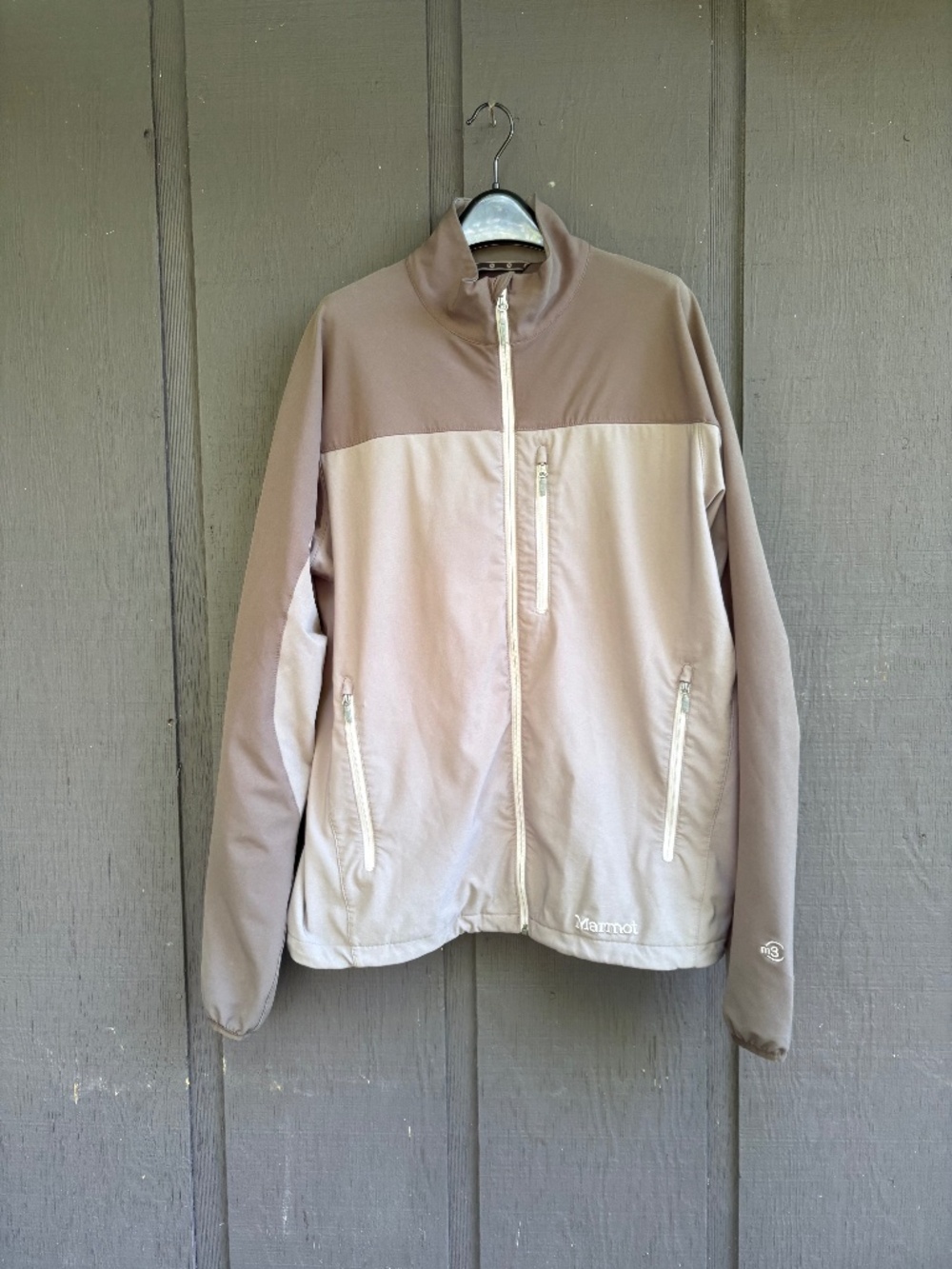 Marmot Tempo Jacket Full Zip W/Logo Cider/Granite Men’s Size Large